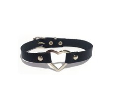 Chocker de cuero con Corazón