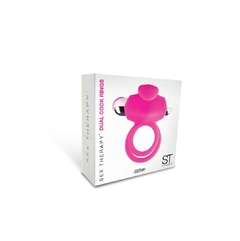 Anillo Vibrador Dual Cock Ring Bunny Recargable