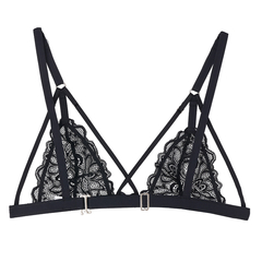Amsterdam - Conjunto Negro con Tiritas Jesús Fernández - Juicy Pink