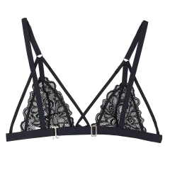 Amsterdam - Conjunto Negro con Tiritas Jesús Fernández - Juicy Pink