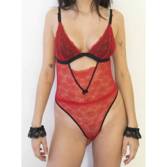 Body Blueberry Jesus Fernandez - Rojo - comprar online