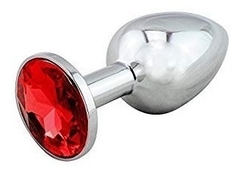 Plug Steel Silver Rojo