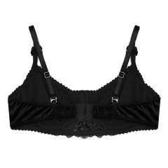 Conjunto Negro de terciopelo con Aro Jesús Fernández - Velvet - Juicy Pink