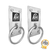 Kit 2 Argolas de Aço Inox (Para Parafusar)