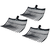 Kit 3 Garfos de Nylon para Limpar Baia de Cavalo SEM CABO