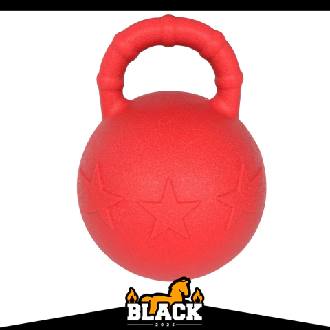 Bola para Cavalo Vermelha - Brinquedo Antiestresse - comprar online