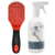 Kit Escova Pró + Abrilhantador para Crina e Rabo de Cavalos - LEAVE IN by TROT - 500ml