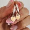 ARGOLLAS CORAZON DURAZNO
