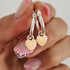 ARGOLLAS CORAZON DURAZNO