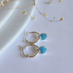 ARGOLLAS CORAZON CELESTE - comprar online