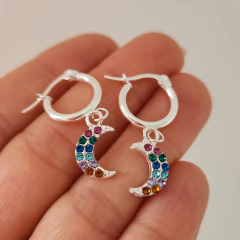 ARGOLLAS LUNA MULTICOLOR - comprar online