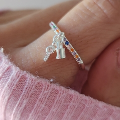 ANILLO CANDADO LLAVE AINOA - comprar online