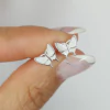 AROS MARIPOSA BLANCA