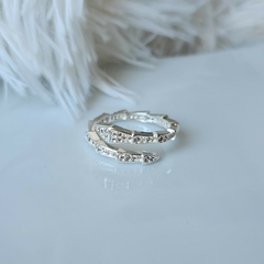 ANILLO DOBLE PICO CUBIC - comprar online