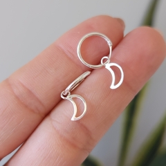 ARGOLLAS LUNA CALADA LISAS - comprar online