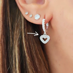 ARGOLLA CORAZON MICROPAVE - comprar online