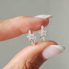 ARGOLLAS LUNA Y ESTRELLA REVERSIBLE - Amatista Joyas