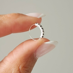 ARGOLLA PIERCING CUBIC NEGRA - comprar online