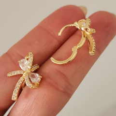 ARGOLLAS MOÑO MICROPAVE - Amatista Joyas