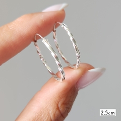 ARGOLLAS TORZADAS 2.5CM