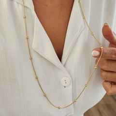 GARGANTILLA VIBORA CON BOLITAS 80CM - comprar online