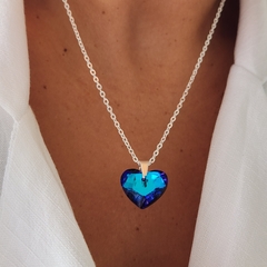 GARGANTILLA CORAZON AZUL SW 50cm - comprar online