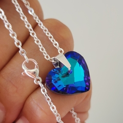GARGANTILLA CORAZON AZUL SW 50cm en internet