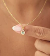 COLLAR OJO TURCO CELESTE - comprar online