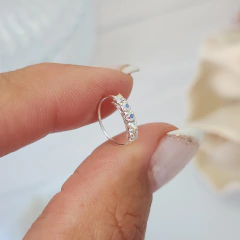 ARGOLLA PIERCING CUBIC TORNASOL - comprar online