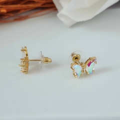 AROS MARIPOSA CUBIC TORNASOL - comprar online