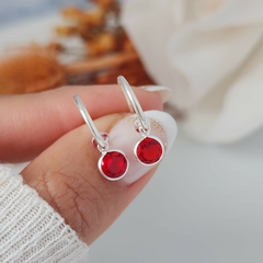 AROS MEDIA ARGOLLA CUBIC ROJA