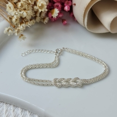 PULSERA TRENZADA DOBLE - comprar online