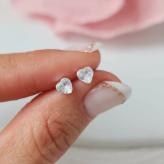 AROS CORAZÓN CUBIC CRISTAL