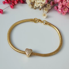 PULSERA ESTILO PANDORA CORAZÓN ALEXA - comprar online