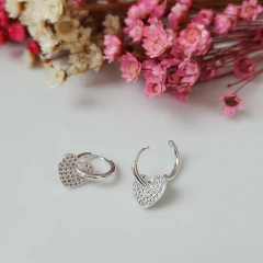 ARGOLLAS CORAZÓN MICROPAVE DAFNE - comprar online