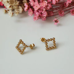 AROS ROMBO BOLITAS - comprar online