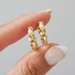 ARGOLLAS TORZADAS MICROPAVE - Amatista Joyas