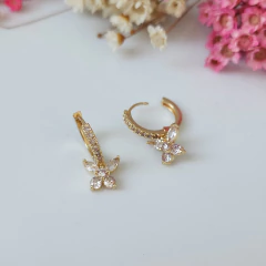 ARGOLLAS MARIPOSA CUBIC - comprar online