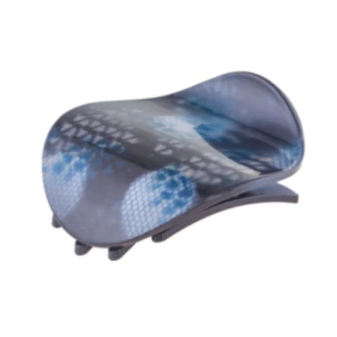 F2826la Prendedor grande lloret azul mesclado 6,5x6,5cm