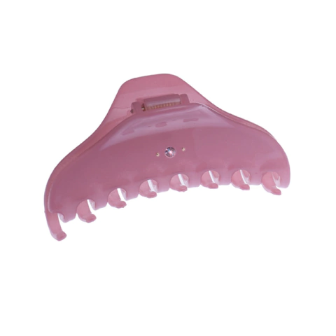 N759/2sOP-R Prendedor médio rosa 7,0x3,5cm