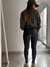 pantalón engomado skinny - tienda online