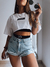 remera crop oversize