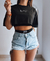 remera crop oversize en internet
