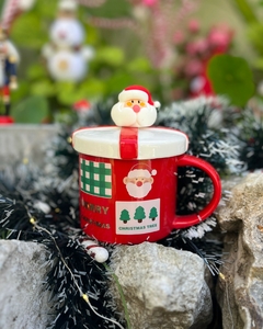 Taza navideña con cuchara