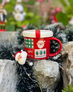 Taza navideña con cuchara - comprar online