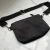 Riñonera de pana 23 x 15 cm Negra - comprar online