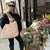Tote Puffer Unisex Camel con cierre diente de perro - comprar online