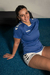 Remera de entrenamiento AZUL FRANCIA de Dama HUMMEL - comprar online