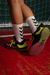 Medias 3/4 de Algodón BLANCA C/NEGRO HUMMEL - INDUMENTARIA HANDBALL BS AS 