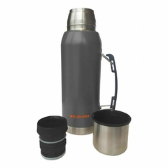 Termo acero inoxidable 1lt c/manija DS607V Kushiro - comprar online